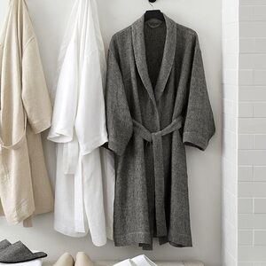 Pottery Barn Woven Linen Robe